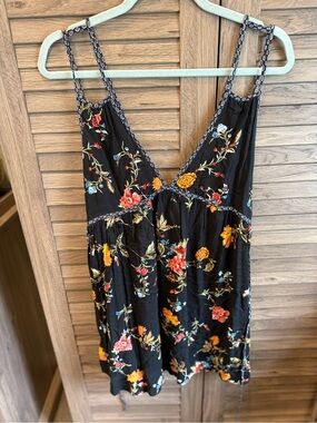 Band of Gypsies Black Floral Dress